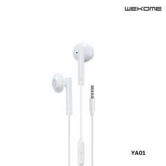 WEKOME YA01 3.5MM UPINE SERIES WIRED EARPHONE (1.2M), Quality Wired Earphone