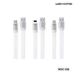 WK WDC-156 KINGKONG SERIES 2 6A SUPER FAST CHARGING DATA CABLE (1.5M)(6A), iPhone Cable -White