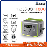 FOSSiBOT - F800 Portable Power Station ( 800W 512Wh ) - Green