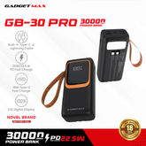 GADGET MAX GB-30 Pro 30000mAh PD+QC Fast Charging Power Bank(PD 20W+QC 22.5W) - Black