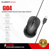 GADGET MAX GI04 BUSINESS WIRED MOUSE (1.5M CABLE LENGTH)