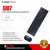 GADGET MAX GI07 2.4GHz WIRELESS MOUSE & KEYBOARD SET