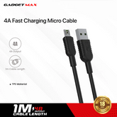 GADGET MAX MICRO  FAST CHARGING CABLE (4A) MICRO WITH TPE MATERIAL(1000mm)