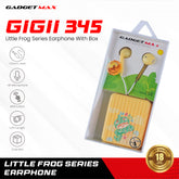 GADGET MAX - GIGII-345 3.5mm Little Frog Series Wired Earphone - Yellow