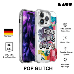 LAUT iPhone 15 Pro POP GLITCH Series Case