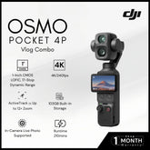 DJI - Osmo Pocket 4P ( Vlog Combo ) - Black