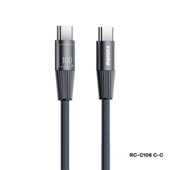 REMAX RC-C106 C-C Infinity Series 100W ZINC Alloy Braided Fast Charging Data Cable (Copy)