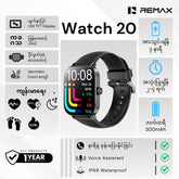 REMAX - Watch 20 Integrated Smart Watch - Black