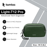 Tomtoc - Light-T12 Pro Advanced Tech Organizer ( M / 1.8L ) - Green