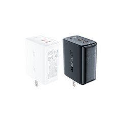 ACEFAST A31 PD 50W GAN (USB-C+USB-C) DUAL PORT CHARGER - WHITE