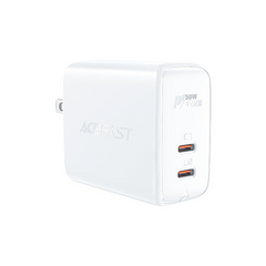 ACEFAST A31 PD 50W GAN (USB-C+USB-C) DUAL PORT CHARGER - WHITE