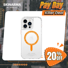 Skinarma iPhone 15 Pro SAIDO Magnetic Charging (Orange)