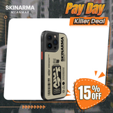 Skinarma iPhone 15 Pro 6.1" Spunk (Mag-Charge + Grip-Stand) Case (Beige)