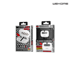 WK VA06 VANGUARD SERIES COLORFUL CASSETTE WIRELESS EARBUDS-Black