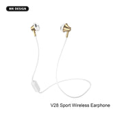 WK V28 Wireless Sport Headphone - White