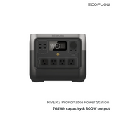 ECOFLOW RIVER 2 Pro 800W Portable Power Station (768Wh LiFePO4 Battery)