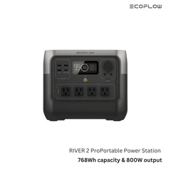 ECOFLOW RIVER 2 Pro 800W Portable Power Station (768Wh LiFePO4 Battery)