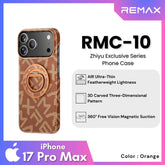 REMAX - RMC-10 iPhone 17 Pro Max Case Zhiyu Exclusive Series - Orange
