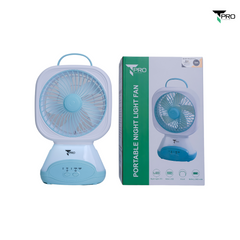 T PRO TP-PF 2 PORTABLE NIGHT LIGHT FAN 2400MAH