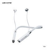 WK V39 SHQ SERIES NECKBAND WIRELESS EARPHONE - White