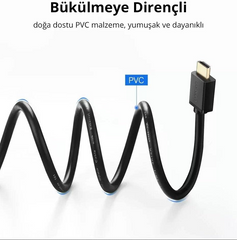 UGREEN HD104 HDMI ROUND CABLE (10M)