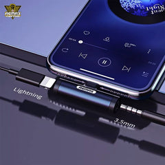 REMAX IPhone RL-LA03I  SMOOTH SERIES 3.5MM, LIGHTNING AUDIO 2.1A ADAPTER USB Audio Adapter Cable
