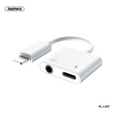 REMAX RL-LA07 2.0A CONCISE SERIES 3.5MM & LIGHTNING AUDIO ADAPTER,Phone Audio Adapter,iPhone 7 Adapter,iPhone 8 plus Headphone Jack,Lightning to 3.5 mm,Audio Connector for iPhone 7/8/8 plus/X/XS/XR /11/11 Pro/11 Pro Max/12/12 Pro/12 Pro Max Audio Adapter