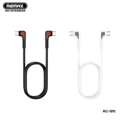 REMAX RC-181T ZENAX SERIES 65W PD FAST-CHARGING DATA CABLE TYPE-C TO TYPE-C (1M), 65W Cable, Fast Charging Cable, PD Cable, Data Cable, Type-C to Type-C Cable