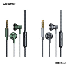 WK YC01 3.5MM KINGKONG SERIES WIRED EARPHONE (1.2M), Quality Wired Earphone