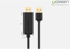 Ugreen US166 USB 2.0 Data Link Cable (Computer to Computer Data Link Cable) (2M)