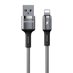 WK (WDC-128I) KINGKONG SERIES 3A DATA CABLE FOR IPH (1M) - Silver