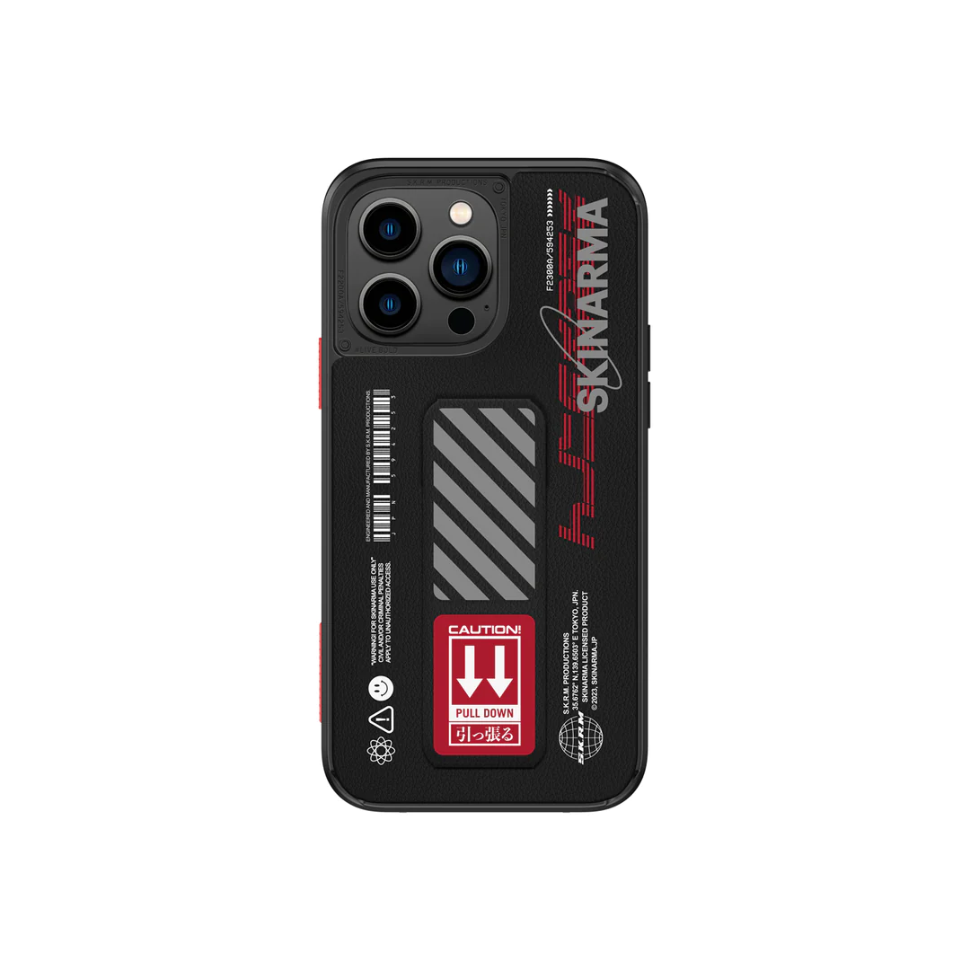 Skinarma iPhone 14 Pro Max (6.7") Shingoki Leatherette Bumper (RED)