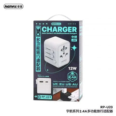 REMAX RP-U23 ASTRO SERIES 2.4A MULTIFUNCTIONAL CHARGER (12W) (OUTPUT-1A+1C)