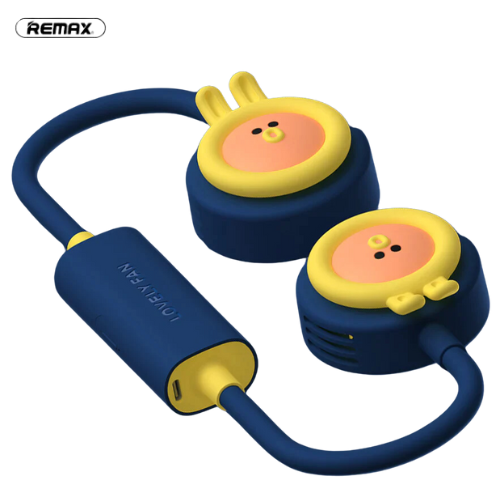 REMAX F19 BUNNY SERIES NECKBAND FAN (2000MAH)