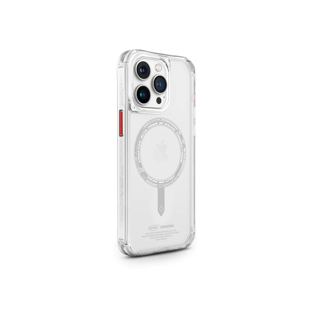 Skinarma iPhone 15 Pro SAIDO Magnetic Charging (Clear)