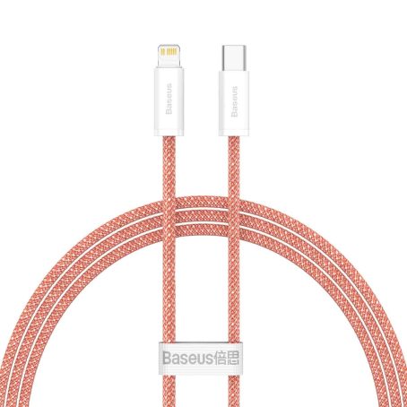 (Buy 1 Get 1) Baseus Dynamic Series Type-C to iPhone 20W Fast Charging Data Cable (1M) - Orange
