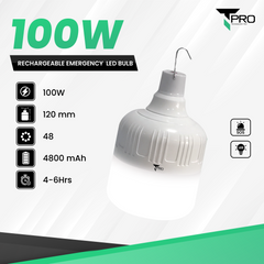 T PRO 100W LED CHARGING EMERGENCY BULB