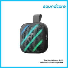 ANKER - SOUNDCORE Boom Go 3i Portable Bluetooth Speaker ( 15W ) - Black