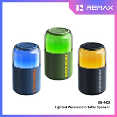 REMAX - RB-M21 Lighted Wireless Portable Speaker (5W) - Green