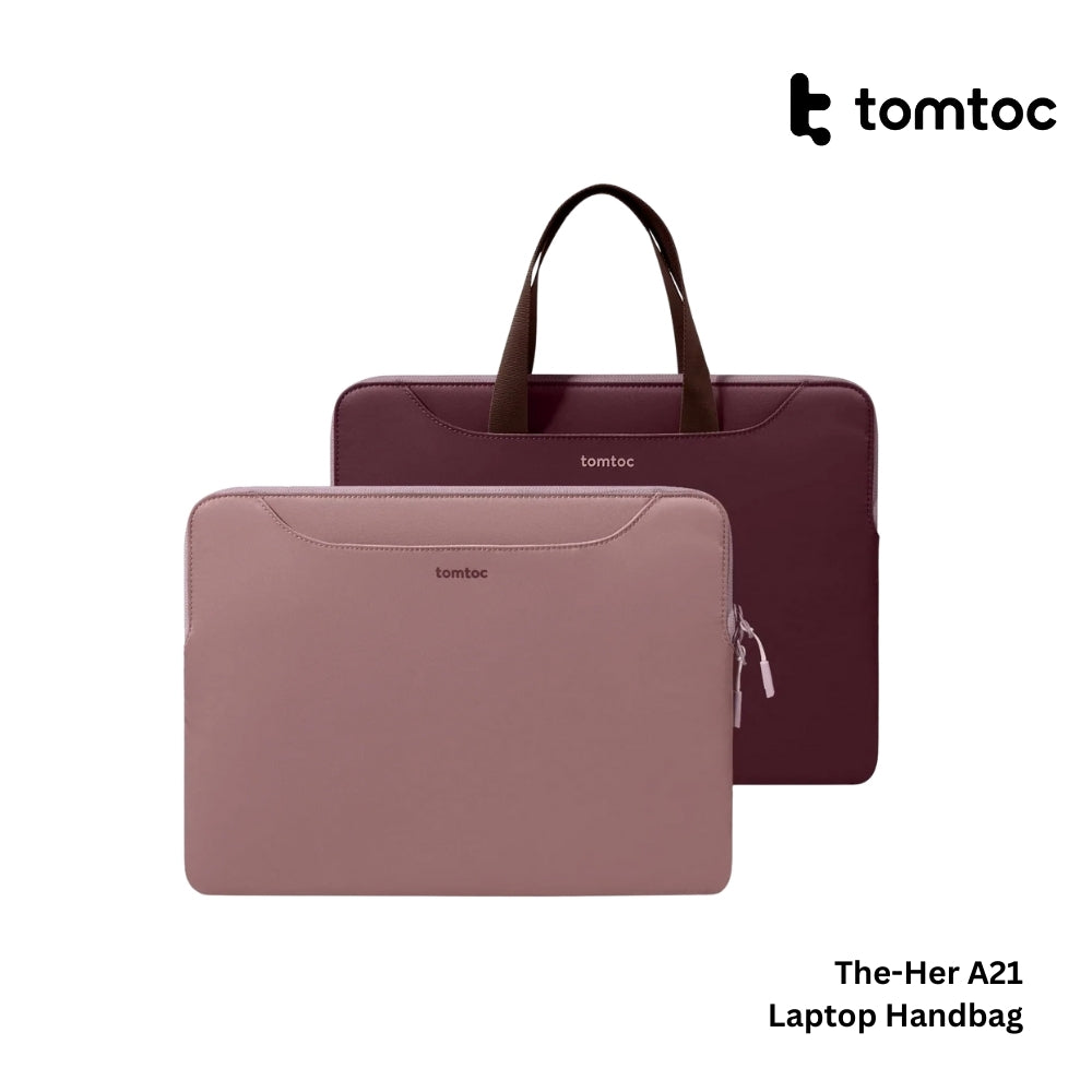 TOMTOC - TheHer-A21 Laptop Handbag ( 13.5 - 14 Inch ) - Raspberry