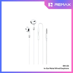 REMAX - RM-05 Type-C In-Ear Metal Wired Earphone - White