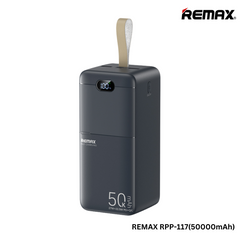 REMAX RPP-117 Piloteer Series 50000mAh Power Bank(27W+22.5W)(PD+QC) Power Bank (27W)