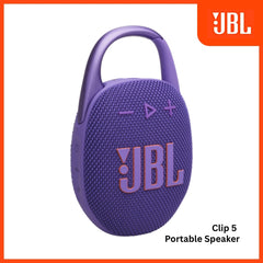 JBL - Clip 5 Portable Bluetooth Speaker - Purple