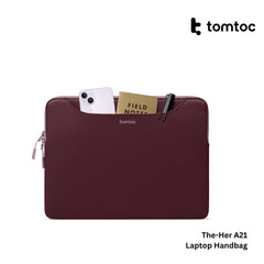 TOMTOC - TheHer-A21 Laptop Handbag ( 13.5 - 14 Inch ) - Raspberry