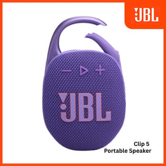 JBL - Clip 5 Portable Bluetooth Speaker - Purple