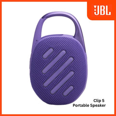 JBL - Clip 5 Portable Bluetooth Speaker - Purple