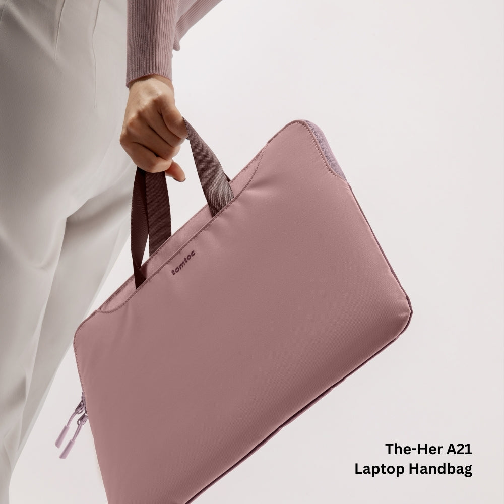 TOMTOC - TheHer-A21 Laptop Handbag ( 13.5 - 14 Inch ) - Raspberry