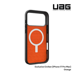 UAG -Exclusive Civilian MagSafe Case For iPhone 17 Pro Max - Orange