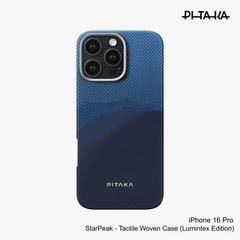 PITAKA - iPhone 16 Pro Case ( StarPeak Luminous ) - Over the Horizon