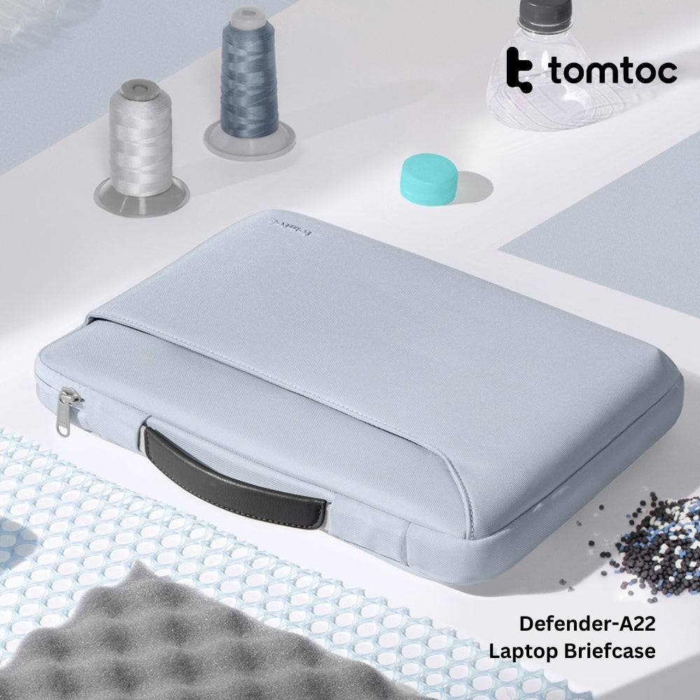 Tomtoc - Defender-A22 Laptop Briefcase ( 16 Inch Universal ) - Mist Blue